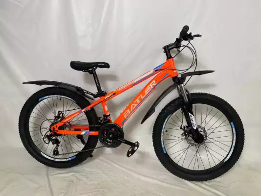 Велосипед подростковый спортивный Batler TC150, 24д бело-оранжевый